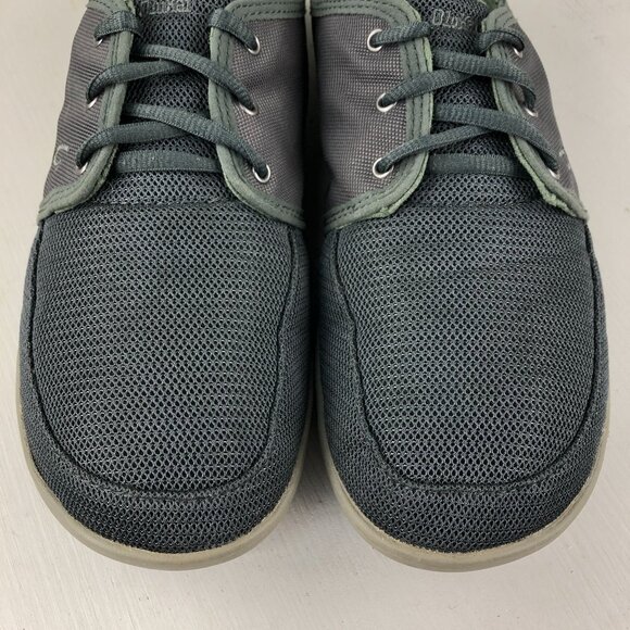 OluKai Men\'s Size 8.5 Nohea Grey Mesh Lace-Up Low Top Casual Oxford Sneakers main image 12
